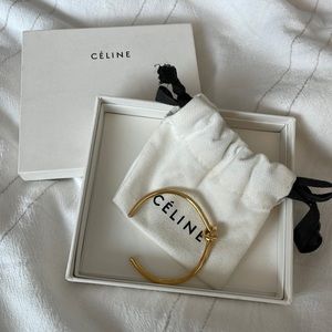 Celine Gold Classic Knot Bracelet